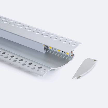 Lumexa Aluminium Profiel inbouw voor Gips/Pladur 2m Voor LED-strip tot 12mm
