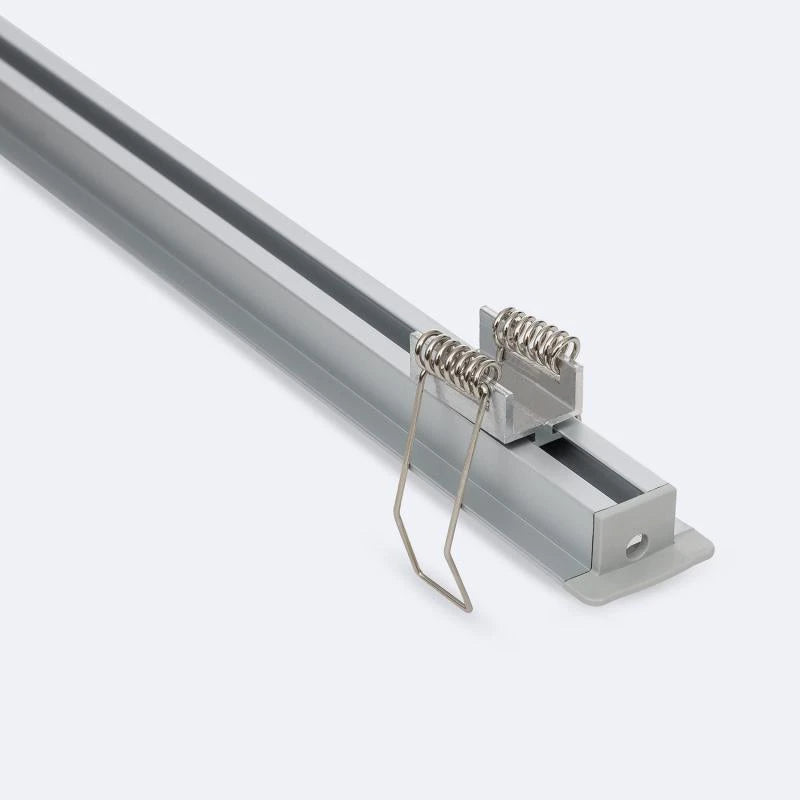 Lumexa Inbouw aluminium plafondprofiel met 1m Clips voor LED-strip tot 12 mm
