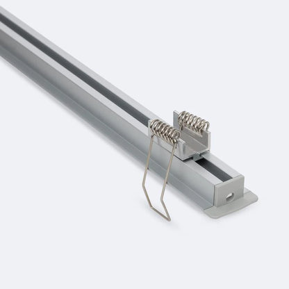 Lumexa Inbouw aluminium plafondprofiel met 1m Clips voor LED-strip tot 12 mm