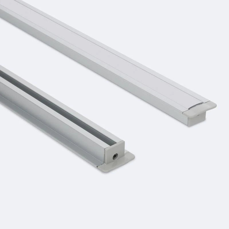 Lumexa Inbouw aluminium plafondprofiel met 1m Clips voor LED-strip tot 12 mm
