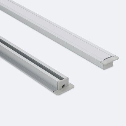 Lumexa Inbouw aluminium plafondprofiel met 1m Clips voor LED-strip tot 12 mm