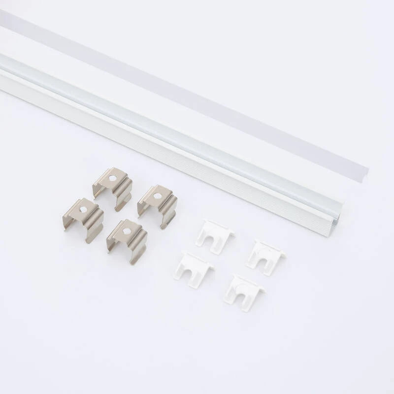 Lumexa Aluminium HoekProfiel 30º Inbouw 2m voor LED-strip tot 6 mm