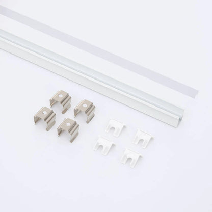 Lumexa Aluminium HoekProfiel 30º Inbouw 2m voor LED-strip tot 6 mm