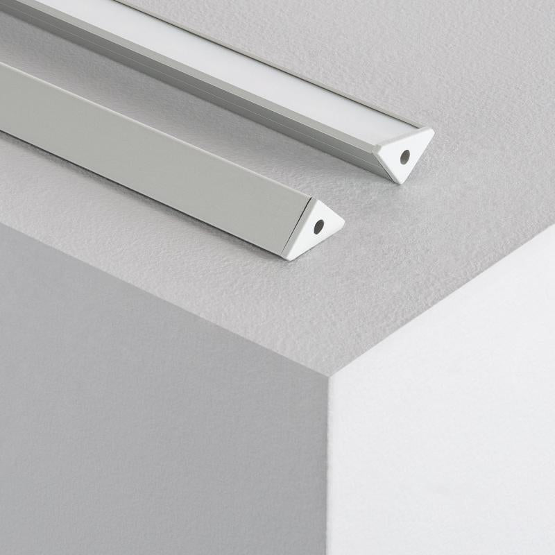 Lumexa Aluminium Hoekprofiel 1m voor LED-strip tot 8 mm