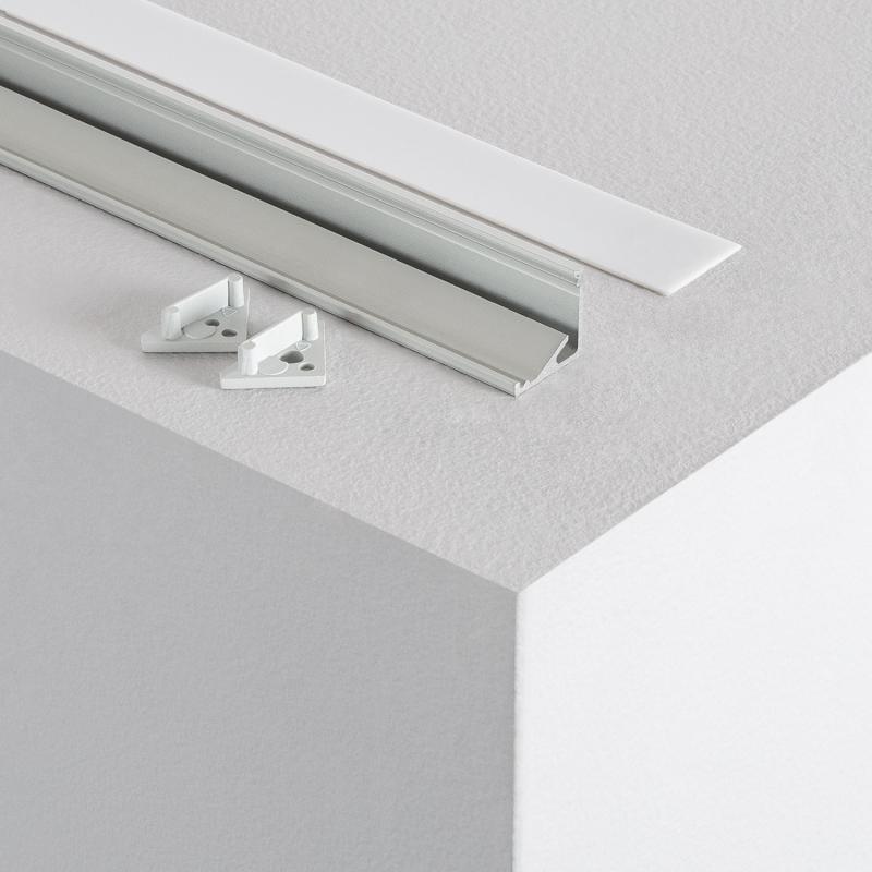 Lumexa Aluminium Hoekprofiel 1m voor LED-strip tot 8 mm