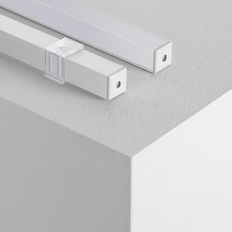 Lumexa Hoekprofiel Aluminium rechte afdekking 2 meter voor LED-strip tot 10 mm