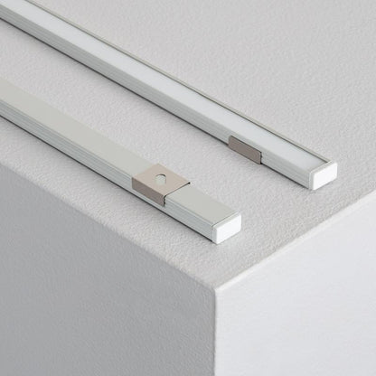 Lumexa Opbouw Profiel Aluminium 1m met Doorschijnende cover voor LED-strip tot 10 mm
