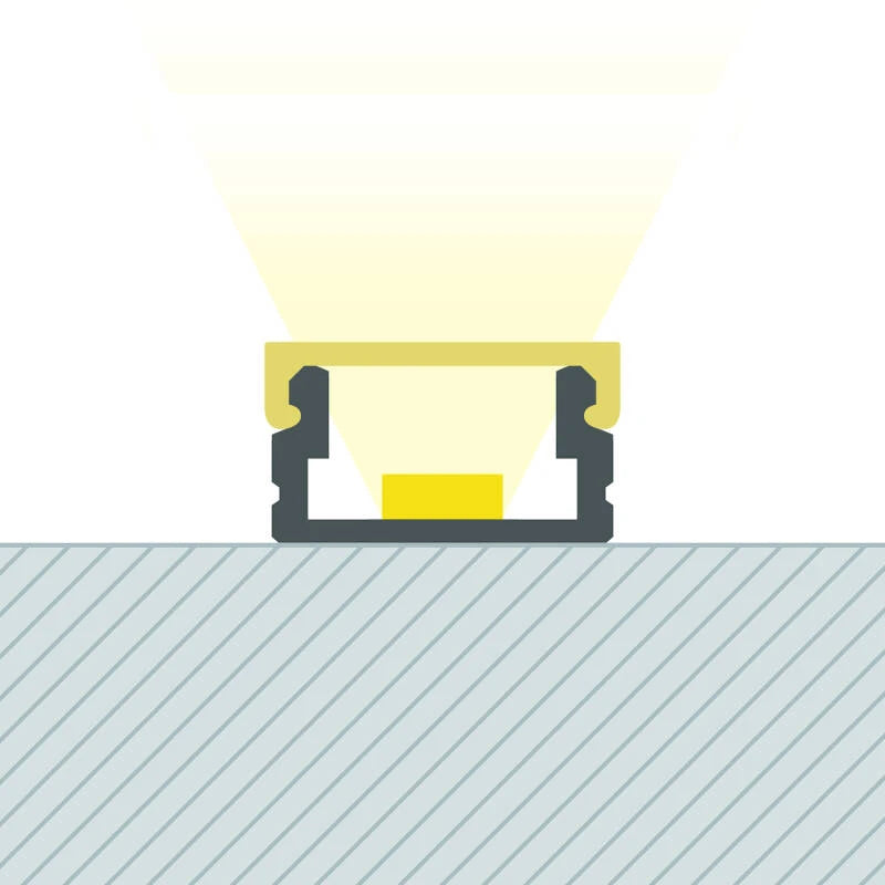Lumexa Opbouw Profiel Aluminium 2 m voor LED-strip tot 8 mm