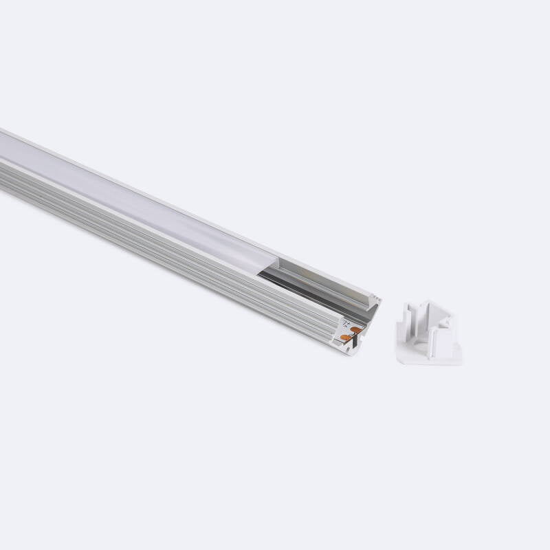 Lumexa Aluminium Profiel Opbouw Hoek 2m voor LED-strip tot 11 mm