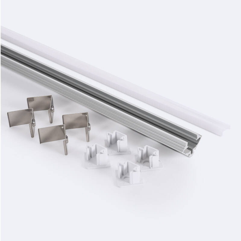 Lumexa Aluminium Profiel Opbouw Hoek 2m voor LED-strip tot 11 mm