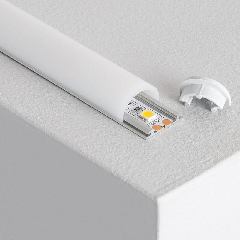 Lumexa Flexibele Aluminium Opbouw Profiel 1m voor LED-strip tot 12 mm