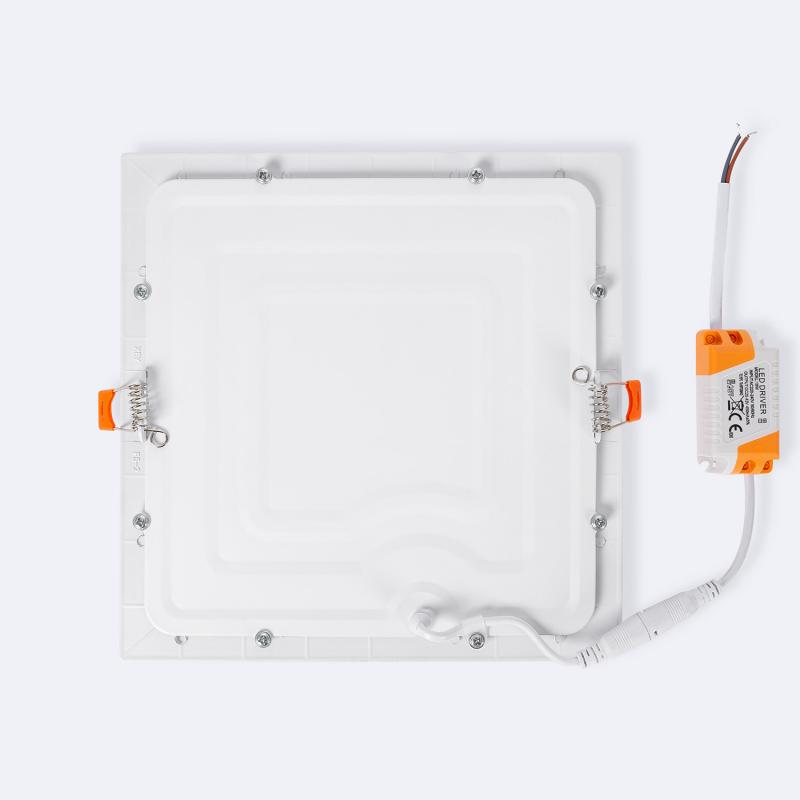 Lumexa Quadraro LED Downlight Vierkant Super Slim 18W Zaagmaat 205x205 mm Set 2 stuks