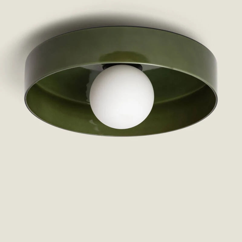 Lumexa Elvaro Plafondlamp Glas Groen