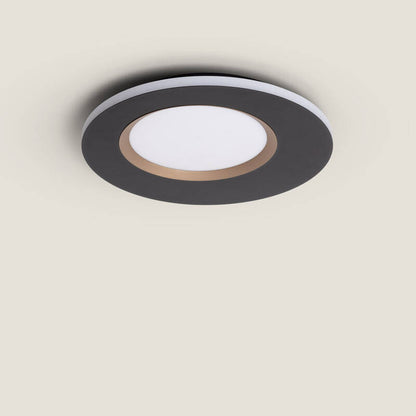Taskaro S plafondlamp rond zwart