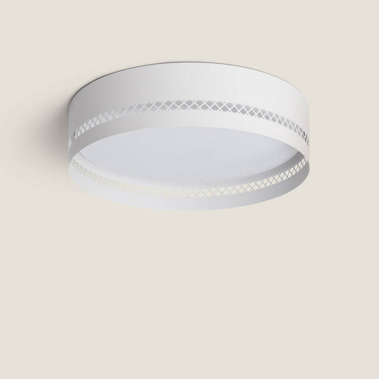 Walitaro S plafondlamp rond mat wit