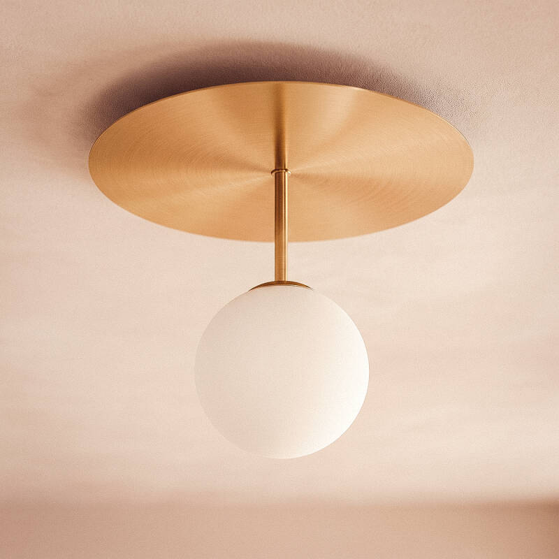 Lumexa Moonlavo Plafondlamp Metaal en Glas G9