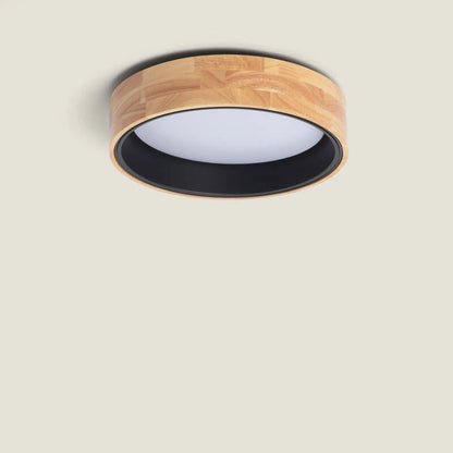 Lumexa Houtavo LED Plafondlamp Rond Hout en Aluminium CCT
