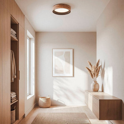 Lumexa Houtavo LED Plafondlamp Rond Hout en Aluminium CCT