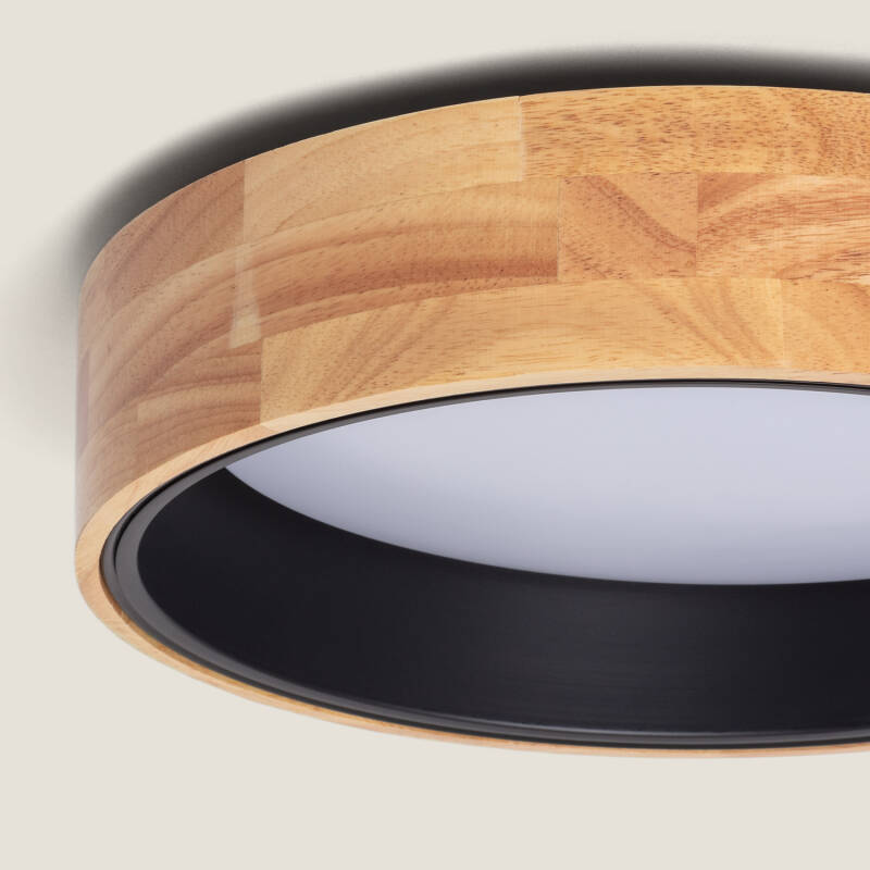 Lumexa Houtavo LED Plafondlamp Rond Hout en Aluminium CCT