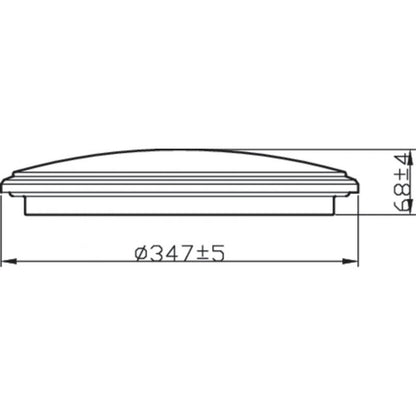 Philips Spray LED Plafondlamp 17W IP44