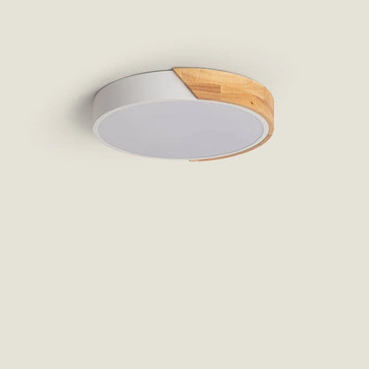 Lumexa Houtaro LED Plafondlamp Rond Hout en Aluminium CCT