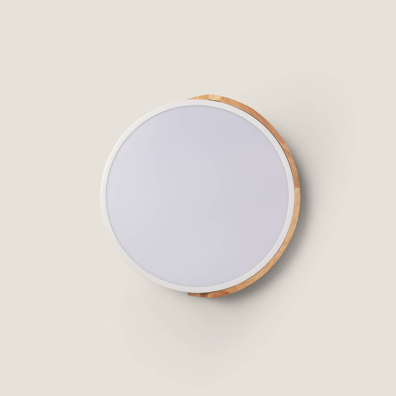 Lumexa Houtaro LED Plafondlamp Rond Hout en Aluminium CCT