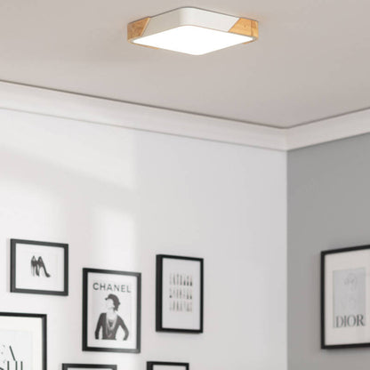 Lumexa Houtivo LED Plafondlamp Vierkant Hout 18W CCT 325x325