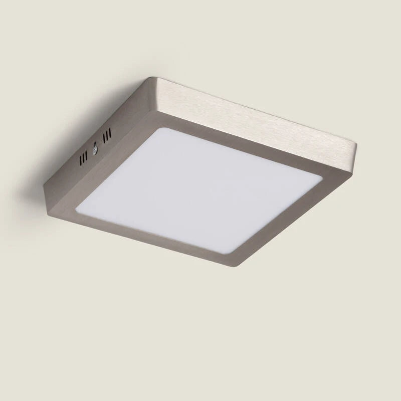 Lumexa Silvano LED Plafondlamp Vierkant Metaal 18W 225x225 Zilver