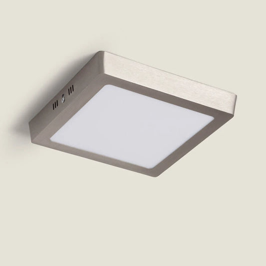 Lumexa Silvano LED Plafondlamp Vierkant Metaal 18W 225x225 Zilver