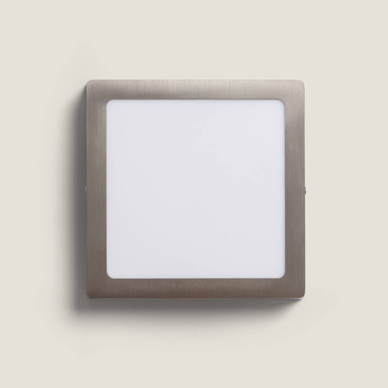 Lumexa Silvano LED Plafondlamp Vierkant Metaal 18W 225x225 Zilver