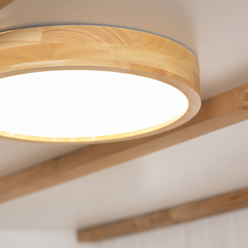 Lumexa Kayuvo LED Plafondlamp Hout 20W CCT