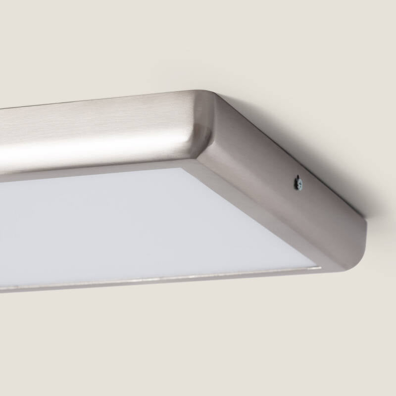 Lumexa Silvano LED Plafondlamp Vierkant Metaal 24W 300x300 Zilver