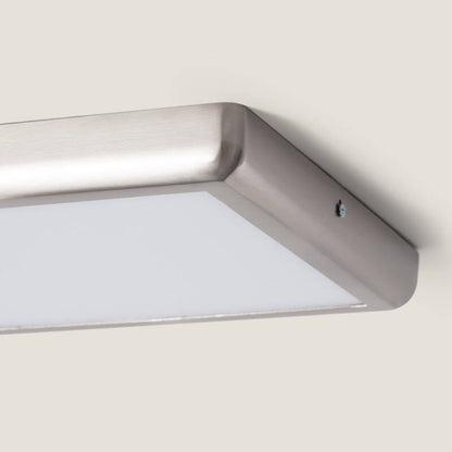 Lumexa Silvano LED Plafondlamp Vierkant Metaal 24W 300x300 Zilver