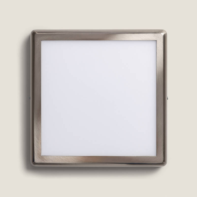 Lumexa Silvano LED Plafondlamp Vierkant Metaal 24W 300x300 Zilver