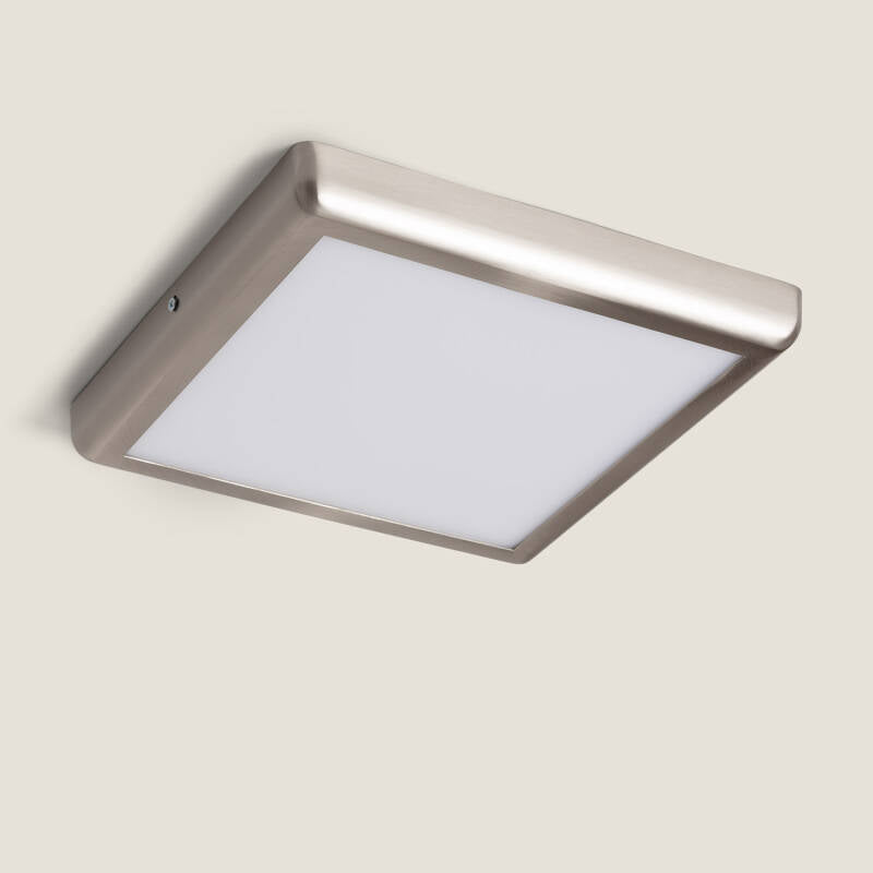 Lumexa Silvano LED Plafondlamp Vierkant Metaal 24W 300x300 Zilver