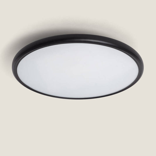 Meisaro plafondlamp rond zwart