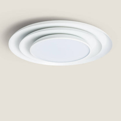 Telmoro L plafondlamp rond wit