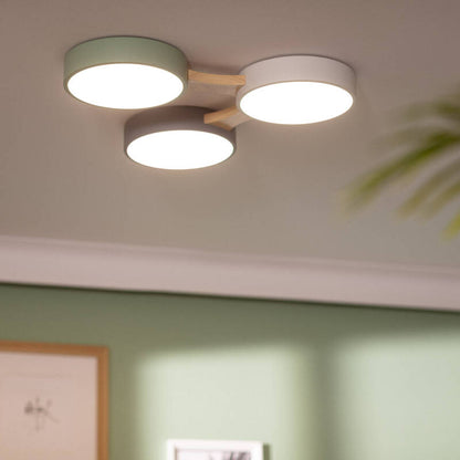 Lumexa Samsaro LED Plafondlamp 30W Hout en Aluminium CCT