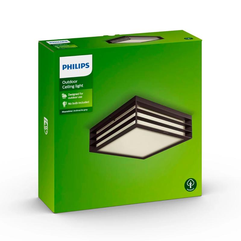 Philips Moonshine Buiten Plafondlamp Antraciet