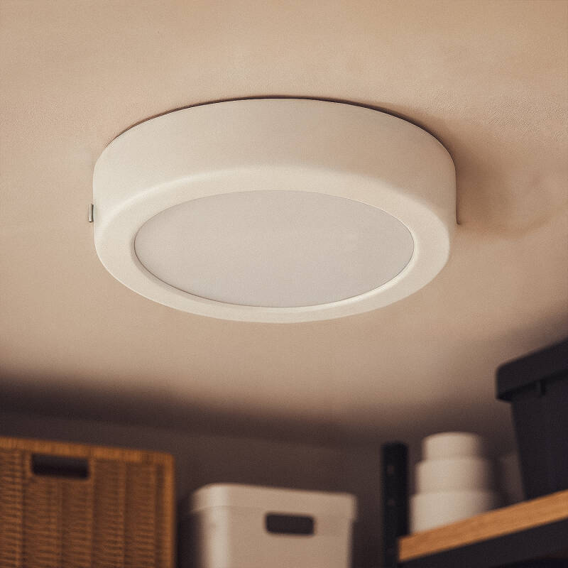 Lumexa Discivo LED Plafondlamp Rond Metaal Wit 6-12W