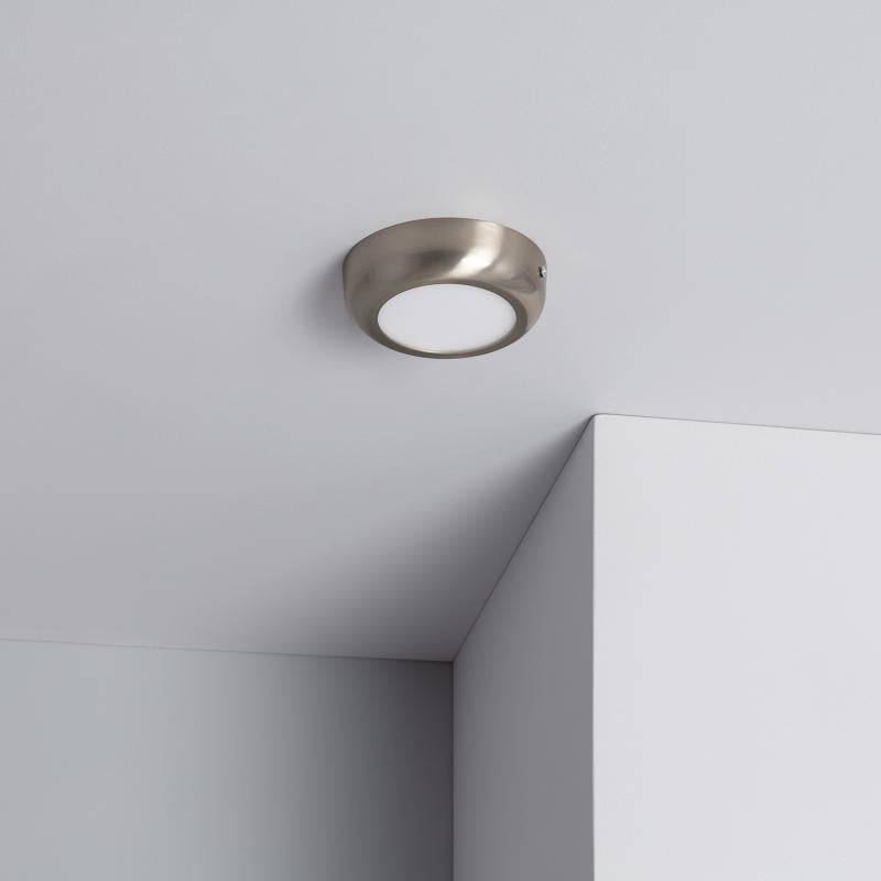Lumexa Silvaro LED Plafondlamp Rond Metaal Zilver 6-12W