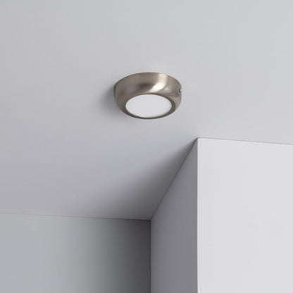 Lumexa Silvaro LED Plafondlamp Rond Metaal Zilver 6-12W