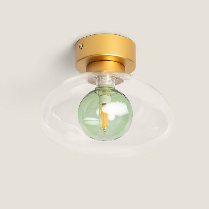 Lumexa Hassaro Plafondlamp Aluminium en Glas