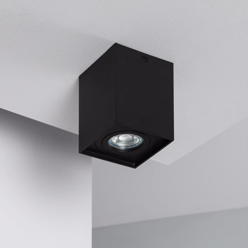 Jaspano opbouwspot GU10 zwart