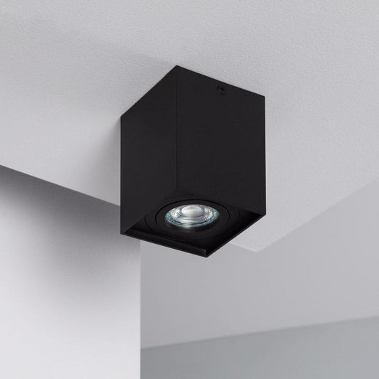 Jaspano opbouwspot GU10 zwart