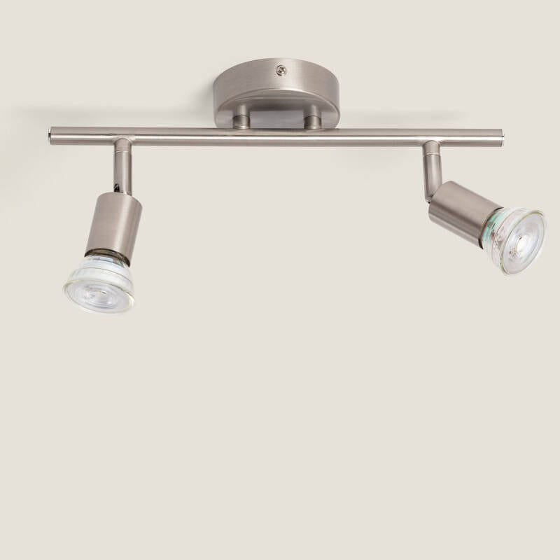 Oasaro Plafondspot 2 Spots Zilver