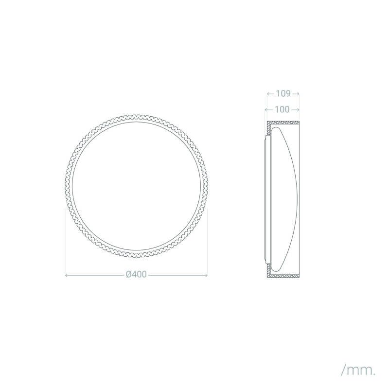 Lumexa Kaptyno LED Ceiling Lamp Felt 18W