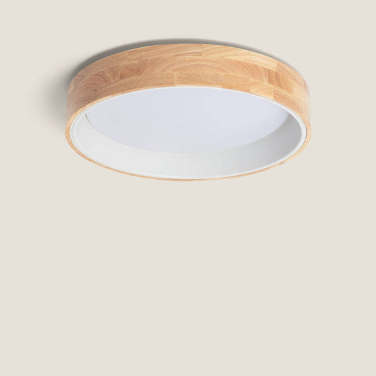 Lumexa Houtavo LED Plafondlamp Rond Hout en Aluminium CCT
