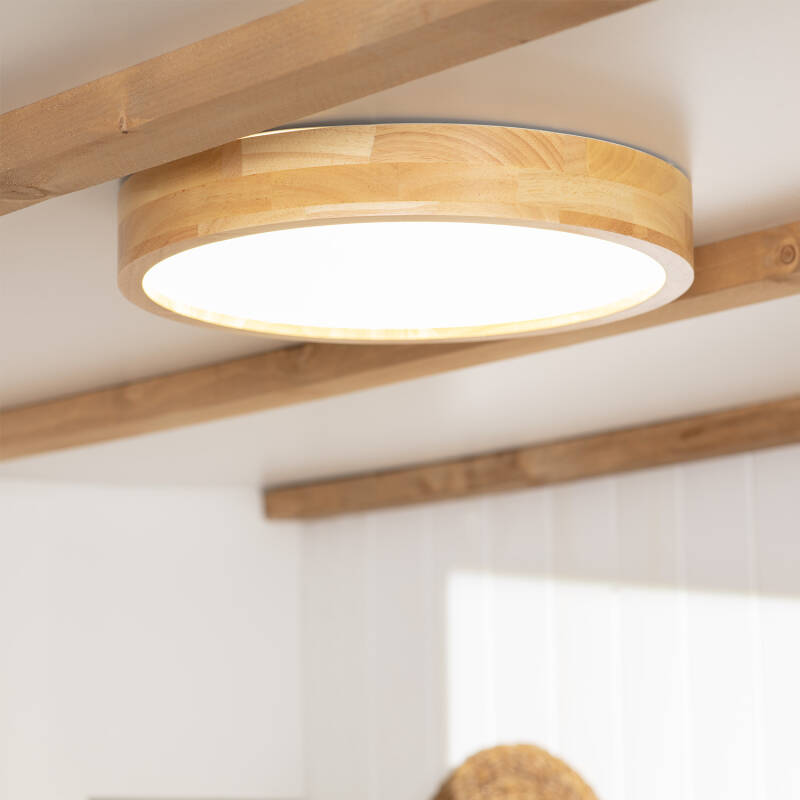 Lumexa Kayuvo LED Plafondlamp Hout 20W CCT