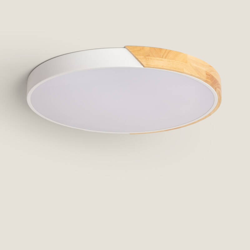 Lumexa Houtaro LED Plafondlamp Rond Hout en Aluminium CCT